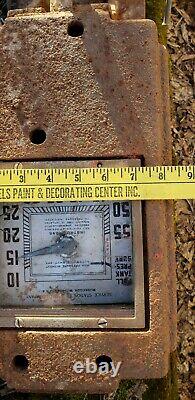 Rare Vintage ECO Air Meter Service Station Air Tire Pump Model 37 Gas Oil Sign