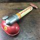 Rare Vintage Shell Tox Oil Company Sprayer Tin Can Petrol Sign Bowser