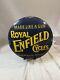 Royal Enfield Cyles Enamel Sign Sided Vintage Advertising Ads