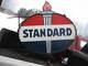 Standard Oil Gas Double Sided Porcelain Vintage 5ft Long Sign American