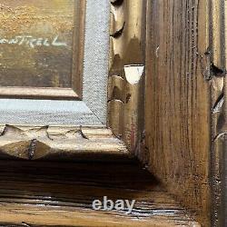Signed Phillip Cantrell Vintage Oil Painting Landscape scenery. Authentic