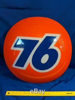 Union 76 VTG Advertising Sign Gas Oil Service Station 20 Half Ball Bubble 3D