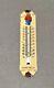 Vintage 12 Smokey Bear Forest Porcelain Thermometer Sign Car Gas Oil Truckp