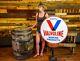 Vintage 30 2 Sided Valvoline Motor Oil Sign 60's Marine Products Rare Nos Wow