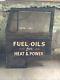 Vintage Advertising Oil Gas Delivery Truck Door Man Cave Garage Sign