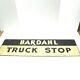 Vintage Bardahl Truck Stop Gas Oil Sign Painted With Reflectives Heavy 30x9 Nos