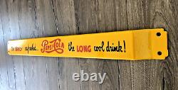 VINTAGE Be TRULY Refreshed PEPSI-COLA GAS OIL SODA POP OVERHEAD PORCELAIN SIGN