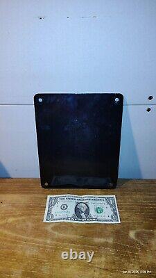 VINTAGE GAS PUMP PORCELAIN SIGN CONTAINS LEAD GAS OIL STATION Lot Of 2