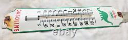 Vintage 12 Sinclair Dinosaur Porcelain Thermometer Sign Car Gas Oil Truck