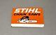 Vintage 12 Stihl Chain Saw Store Motor Oil Porcelain Sign Car Gas