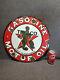 Vintage 18 Texaco Gasoline & Motor Oil Porcelain Sign Rare Size Gas Station