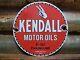 Vintage 1942 Kendall Porcelain Sign Chainlube Advertising Automobile Motor Oil