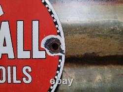 Vintage 1942 Kendall Porcelain Sign Chainlube Advertising Automobile Motor Oil