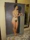 Vintage 1950s Brendon Berger Nude Woman Oil On Canvas Signed # 1 Of 4