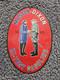 Vintage 1953 Mason-dixon Motor Oil Gasoline Porcelain Gas Pump Sign 12 X 8