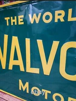 Vintage 1953 Worlds First Valvoline Motor Oil Sign
