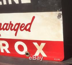 Vintage 1962 Texaco Sky Chief Marine Gasoline outboard Metal Sign Gas Oil 18X12