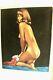 Vintage 1965 Nude Woman Oil On Velvet Painting Of Sally Duberson, Signed
