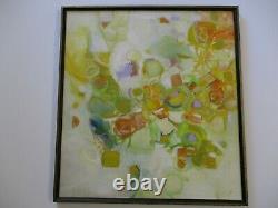 Vintage 1970's Painting MID Century Modern Abstract Expressionism Rare Colorful