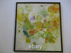 Vintage 1970's Painting MID Century Modern Abstract Expressionism Rare Colorful