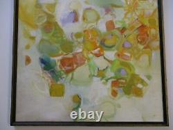 Vintage 1970's Painting MID Century Modern Abstract Expressionism Rare Colorful