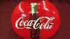 Vintage 36 Porcelain Coke Coca Cola Button Sign For Sale 895