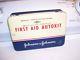 Vintage 50s Original Gm Chevrolet Promo Auto First Aid Rare Parts In Tin Box