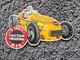 Vintage 8 Wynns Racing Porcelain Sign Car Gas Auto Oil