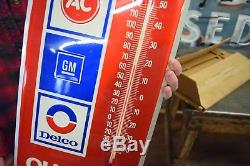 Vintage AC Delco GM Thermometer NOS in Box Gas Oil Station garage advertisemewnt