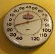 Vintage Amoco Round Metal Domed Advertising Thermometer Sign Oil Gas Station Vw