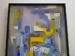 Vintage Abstract Expressionism Painting Non Objective Art Pop Expressionist MCM