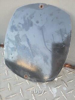Vintage Alta Gasoline Porcelain Sign Regular Fuel Gas Station Service Plaque