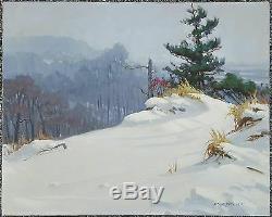 Vintage American Impressionist David Tutwiler Rockport Ma Indiana Dunes Painting