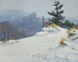 Vintage American Impressionist David Tutwiler Rockport Ma Indiana Dunes Painting