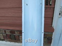 Vintage Antique Porcelain Barber Shop Pole Sign Gas Oil William Marvy 1940's