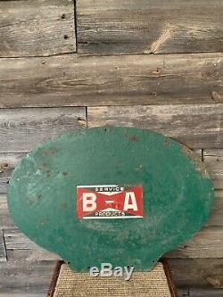 Vintage B/A Oil Advertising Rack Sign
