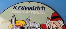 Vintage B. F. Goodrich Tires Porcelain Sign Old Auto Car Mechanic Gas Pump Sign