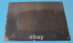 Vintage Bears Entrance Sign Forest Service DO NOT FEED Gas Pump Porcelain Sign