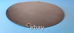 Vintage Bell Auto Parts Porcelain Gas Motor Oil Service Station Pump Plate Sign