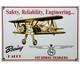 Vintage Boeing Aircraft Porcelain Sign Trainers Airplane Gas Oil Hangar Stearman