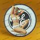Vintage Car Moto Girl 12'' Gas Station Service Man Cave Oil Porcelain Sign 036