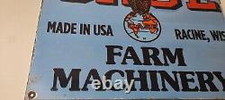 Vintage Case Tractors Sign Porcelain Service Gas Station Pump Sign