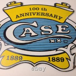 Vintage Case XX Knives Sign General Store Shop Hunting Gas Pump Porcelain Sign