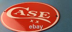 Vintage Case XX Knives Sign General Store Shop Hunting Porcelain Gas Pump Sign