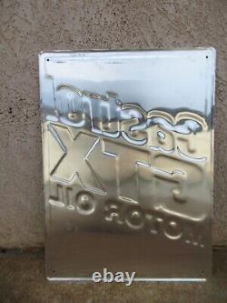 Vintage Castrol GTX Motor Oil Gas Station Sign Embossed
