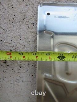 Vintage Castrol GTX Motor Oil Gas Station Sign Embossed