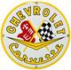 Vintage Chevrolet Corvette Porcelain Sign General Motors Dealership Gas Oil Ford