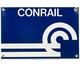 Vintage Consolidated Rail Corporation Porcelain Sign Train Station Conrail Gas