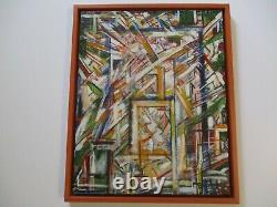 Vintage Contemporary Painting Abstract Expressionism Modernism Cubism Cubism