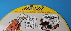 Vintage Daisy Toy Rifles Sign Porcelain Childrens Toy Gas Pump Plate Sign